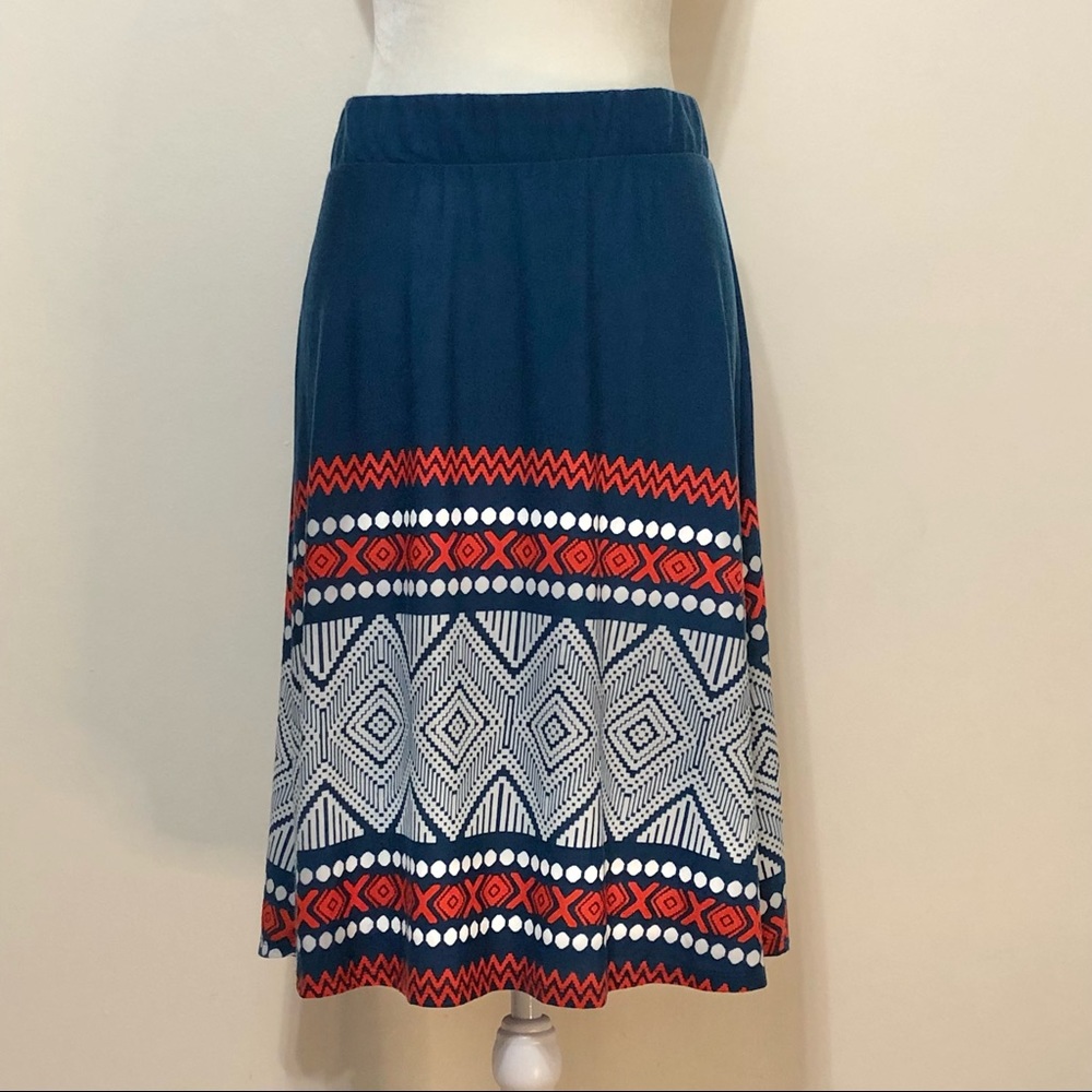 Cato Aztec Print Skirt